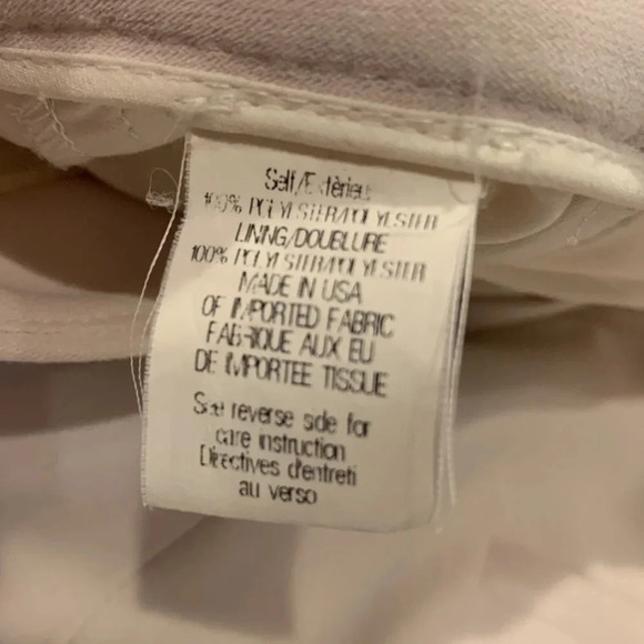 THEORY GUC Latani NC Ash White Pleated Trousers Slacks Work Pants - Picture 6 of 7